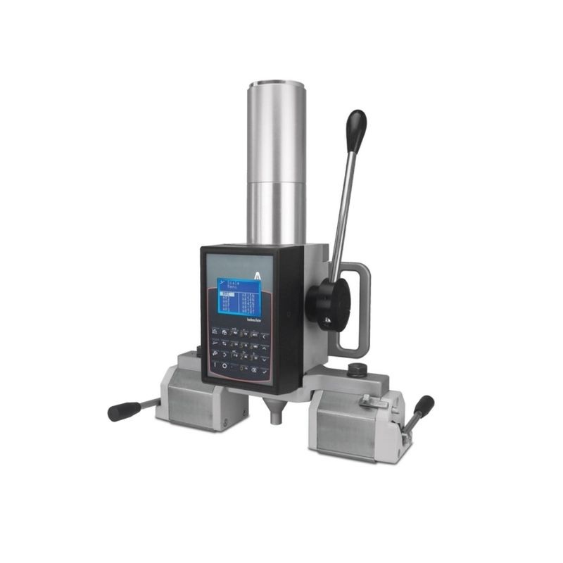 Portable hardness tester with magnetic clamping base for Rockwell methods, RSDMAG D2/70-D4/70