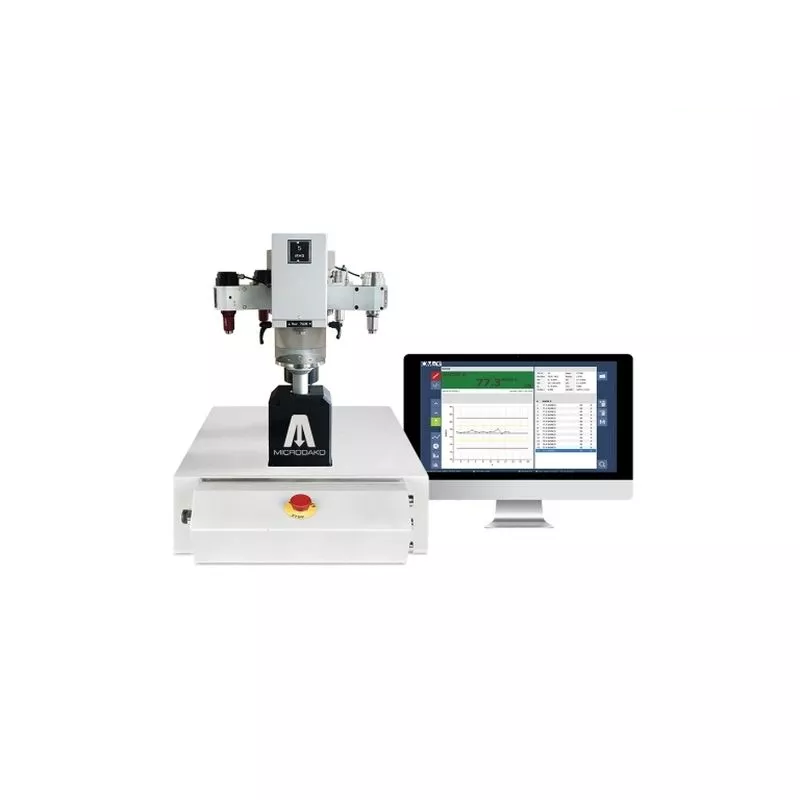 Automatic MICRODAKO hardness tester for determining the hardness of plastic materials and rubbers